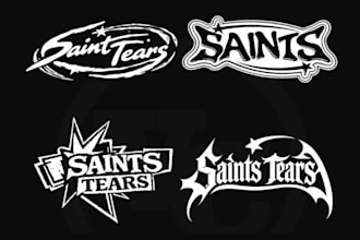 create streetwear y2k grunge logo design
