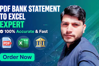 convert PDF bank statement to excel CSV qbo ofx