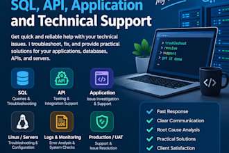 provide IT application support and technical troubleshooting