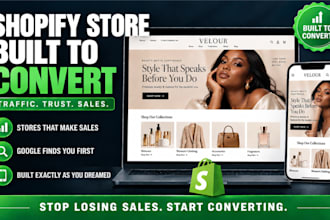 shopify ecommerce website development beauty website clothing shopify store