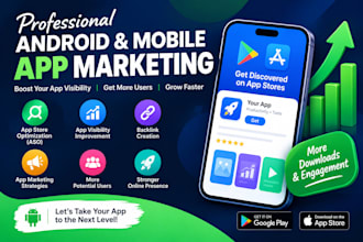 do android app marketing, aso, backlinks and app promotion