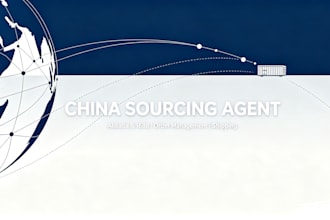 be your china sourcing and order management agent