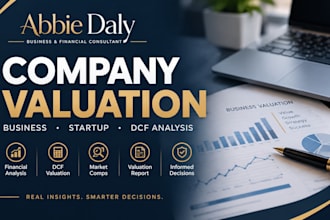 perform company valuation, business valuation and dcf analysis