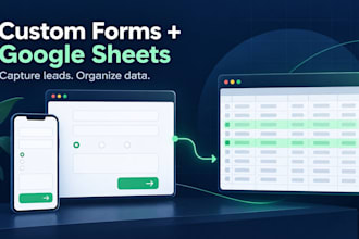 build a custom web form connected to google sheets