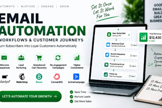 build email automation workflows and customer journeys
