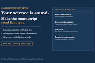 edit and proofread your academic research paper