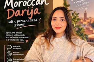 teach you moroccan darija based on your goals