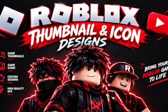 roblox horror simulator battleground youtube thumbnail and game icon designs