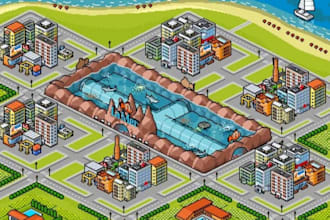 do isometric pixel art games assets retro pixel art background pixelart tileset
