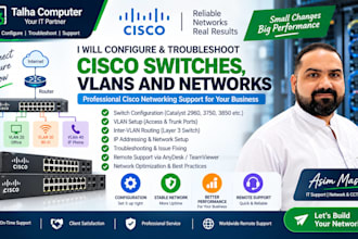 configure and troubleshoot cisco switches vlans and networks