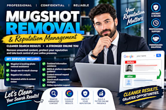 provide professional mugshot removal and reputation management