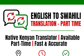 translate english to swahili and swahili to english