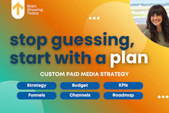build a paid media strategy with instructions