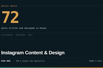 manage your instagram with custom content and original design