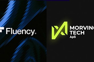 design a modern minimalist tech logo and brand identity for business