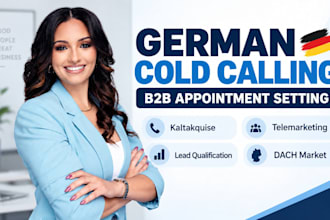 handle german b2b cold calling  kaltakquise  appointment setting sales closer