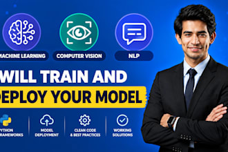 train and deploy computer vision, ml and nlp  model