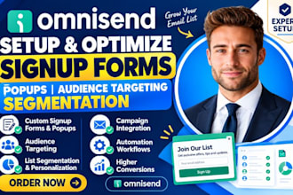 setup omnisend signup forms popup forms audience targeting segmentation