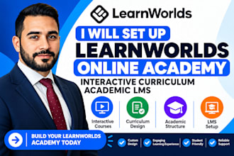 learnworlds online academy interactive curriculum academic lms
