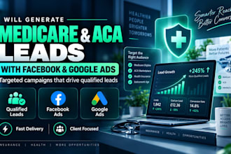 generate medicare and aca leads with facebook and google ads