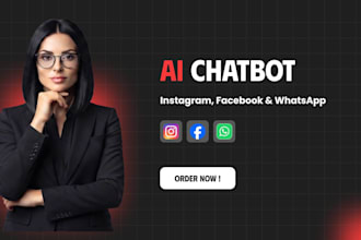 build an ai chatbot for instagram facebook and whatsapp