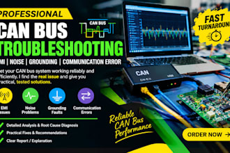 troubleshoot can bus emi, noise, grounding and communication error