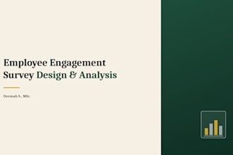 design and analyze an employee engagement survey