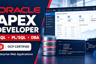 develop enterprise oracle apex applications with sql plsql and ai integration