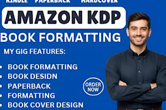 format book cover design paperback amazon book kindle book formatting