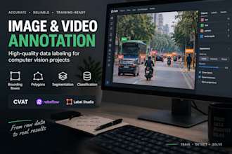 accurately annotate images and videos for computer vision
