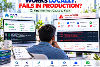 diagnose why your application works locally but fails in production