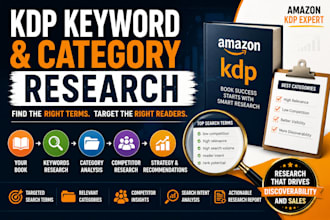 research amazon KDP keywords and categories for your book