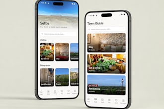design and build a business app for iphone and android