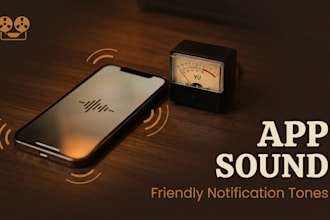 create a friendly notification sound for your app, UI, product and games