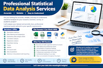 perform statistical analysis and interpret your data