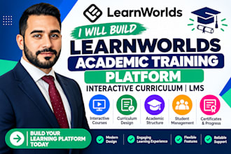 build learnworlds academic training platform interactive curriculum lms