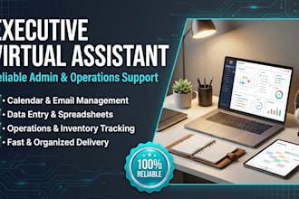 be your executive virtual assistant and administrative support