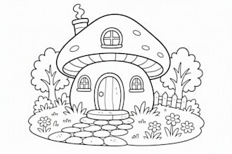 create kids coloring book and adults coloring books digital hand drawn