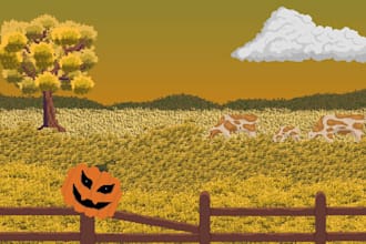 create cinematic pixel art environments and game assets