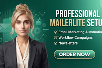 setup mailerlite email marketing automation workflow campaign and newsletters