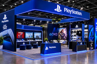 design a modular exhibition stand, portable display or kiosk