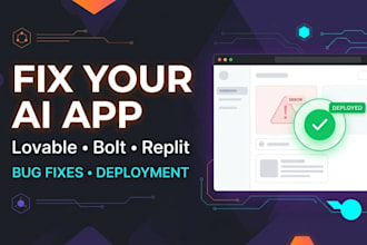 fix and deploy your lovable or bolt app