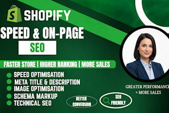 do shopify conversion rate optimization, shopify page speed up and SEO