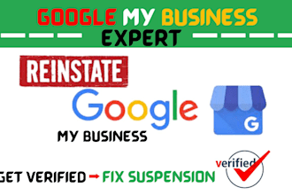 reinstate suspended gmb, fix google my business suspension, gmb verification gbp