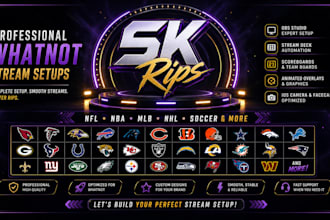 setup obs studio for whatnot NFL nba live stream