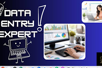 do data entry,microsoft excel,copy paste tasks