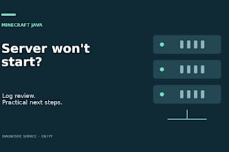 review one minecraft java server startup error
