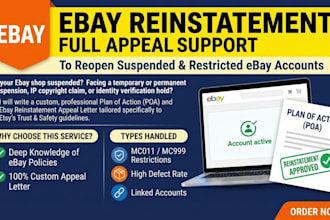 reinstate your ebay seller account vero suspension mc011 mc999 appeal letter