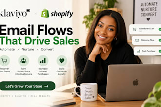 create klaviyo ecommerce flows to nurture leads and increase shopify conversions
