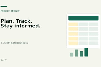 build a simple project budget tracking spreadsheet
